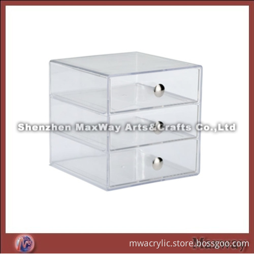 High Grade Cubical Drawer Style Acrylic Cosmetic Box